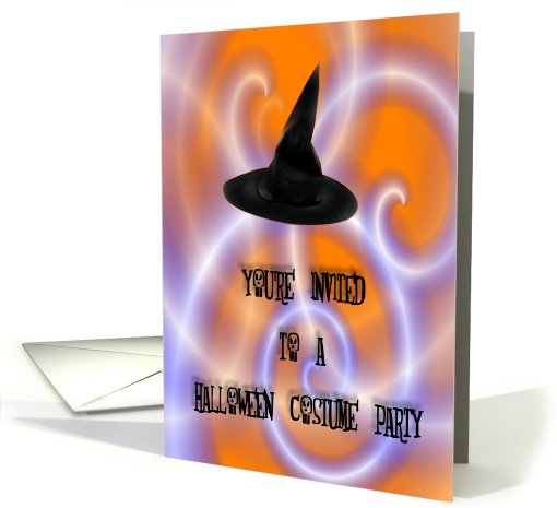 Halloween Party Invitation-Witch Hat card (497481)