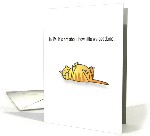 Effortless Cat ... card (798368)