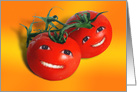 Sweet Smiling Cherry Tomatoes - Blank Inside card