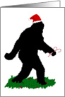 Christmas Sasquatch card