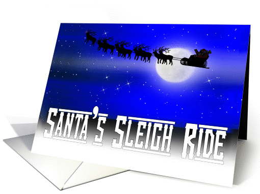 Santa's Sleigh Ride card (525715)