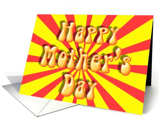 Retro Mother's Day card (605817)