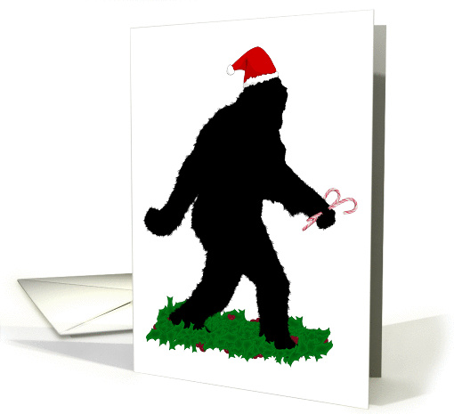 Christmas Sasquatch card (999385)