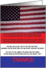 Thanks For Our Freedom card