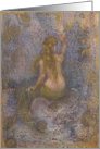 Siren Moon Blank Mermaid Card