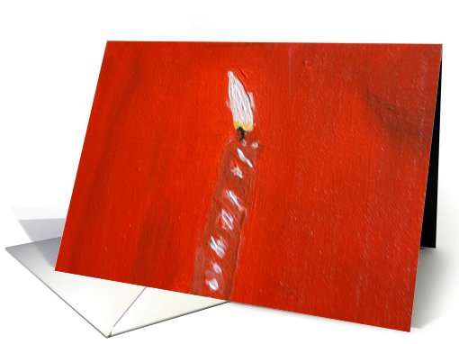 Christmas Candle card (444020)