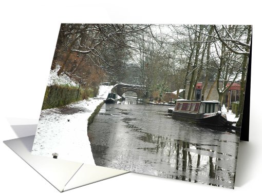 Wintertime on the Canal card (444080)