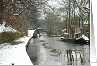 Wintertime on the Canal card