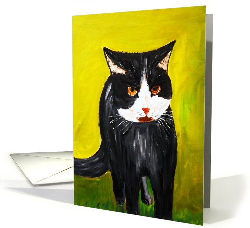 Angry Cat card (446264)