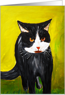 Angry Cat card