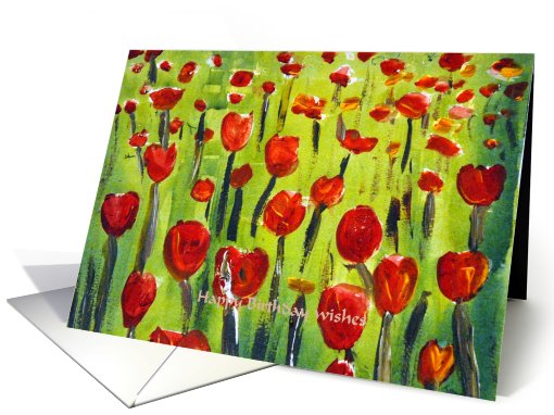 Tulips card (447396)