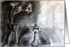 Still Life kettle and vase card