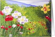 Countryside Flowers card