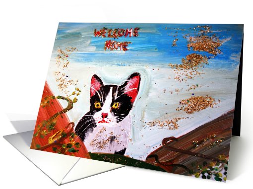 Christmas Cat card (452314)