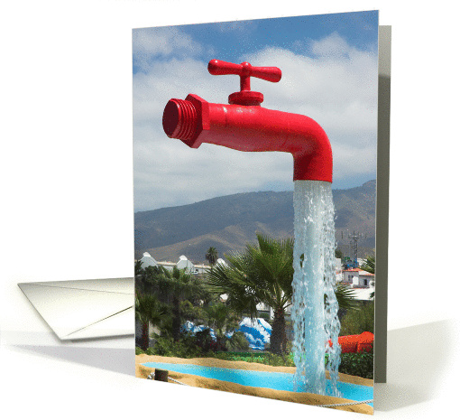 Tap in water park in Tenerife card (461799)