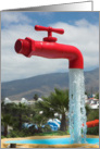 Tap in water park in Tenerife card