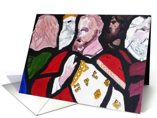 Stained Glass Window card (476296)