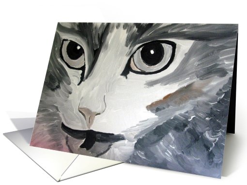 The eyes of a Cat card (527445)