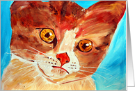 Sweet Brown Kitten card