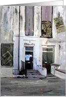 ABANDONED BUILDING card