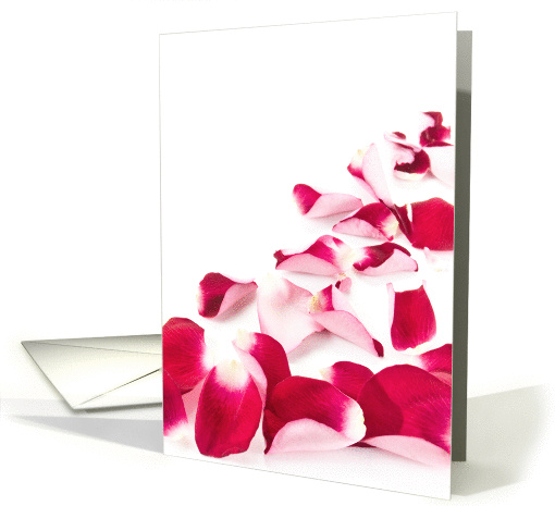Rose petals card (439099)