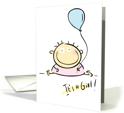 Its a Girl card (439143)