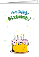 Happy birthday! card