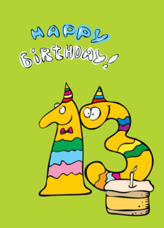 Happy birthday! Greeting Card