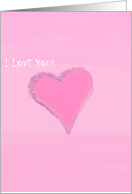I Love You! card