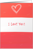 I Love You! card