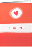 I Love You! card