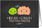 Wasabi and Ginger Happy Valentine’s Day card