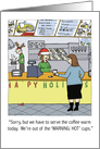 Warm Coffee Holiday card