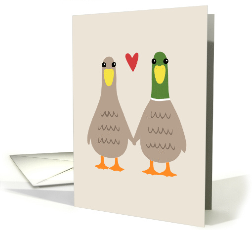 Love Ducks Valentine's Day card (1471412)