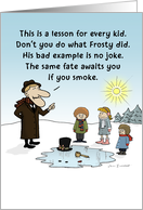 Snowman’s Bad Example card