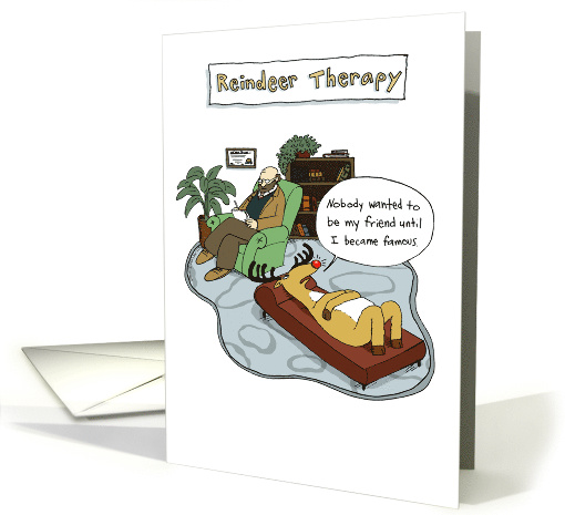 Reindeer Therapy card (880792)