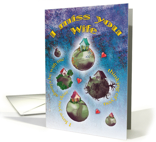 miss you wife card (451280)