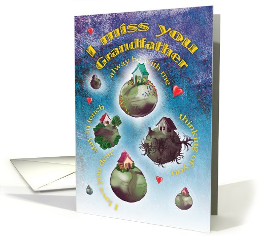 miss you grandfather card (451290)
