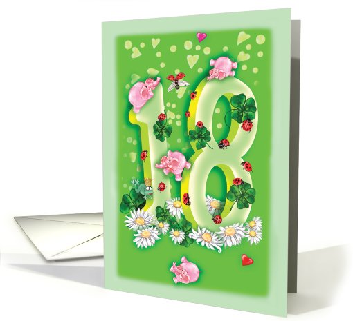 lucky birthday/polish card (452081)