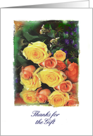 thanks flowers card