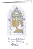 congratulation wedding/ mother card