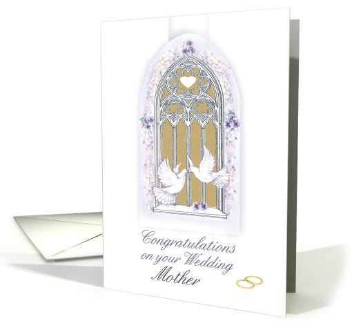 congratulation on wedding/ mother card (454561)
