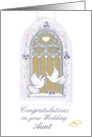 congratulation on wedding/ aunt card