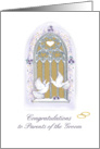 congratulation on wedding/ parents of groom card