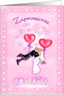 wedding invitation/ zaproszenie na slub card