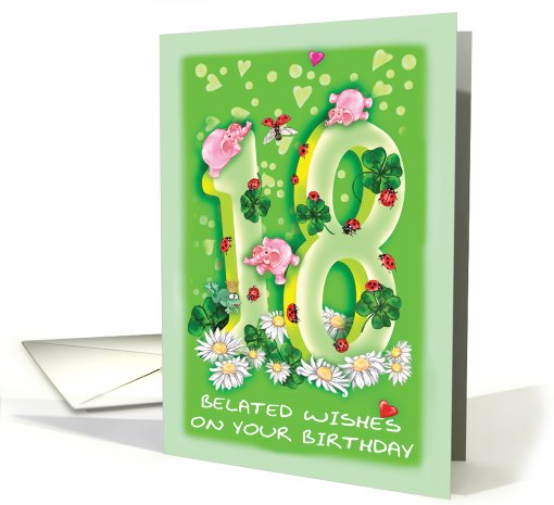 lucky birthday/belated card (455290)