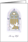 window/be my wife card