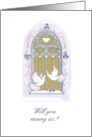 window/ invitation/Perform Wedding Ceremony card