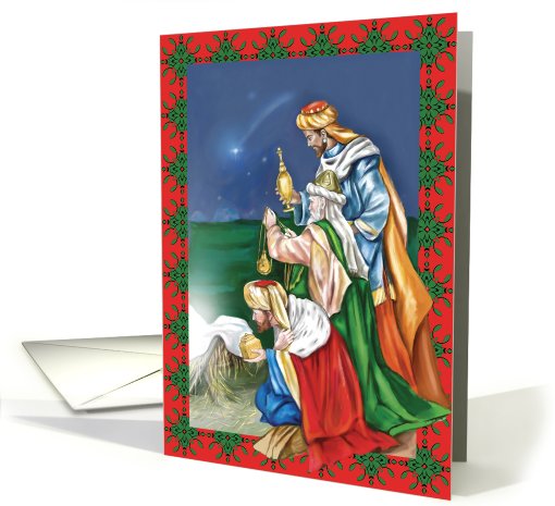 xmas/wise men card (456274)