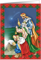 xmas/wise men card